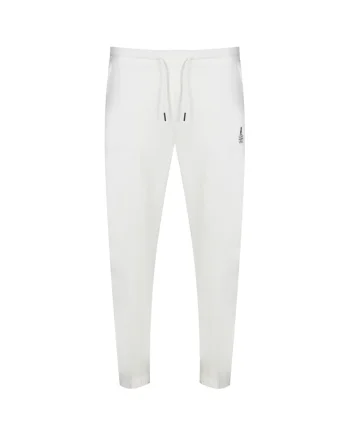 Pantaloni sport barbati, U.S Grand Polo Equipment & Apparel, Viscoza/Poliester, Alb,