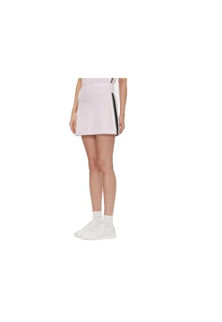 Fusta sport dama,  bumbac/elastan, roz/negru,