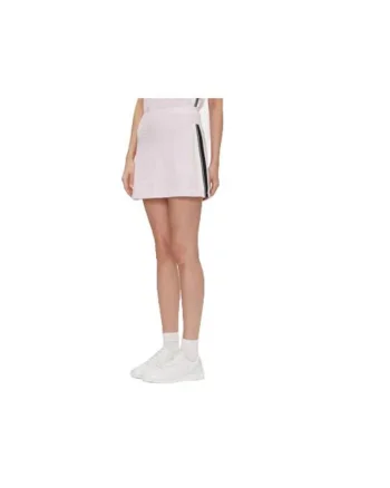 Fusta sport dama,  bumbac/elastan, roz/negru,