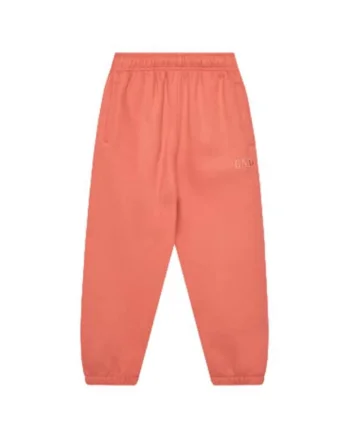 Pantaloni sport dama,  coral, bumbac/poliester reciclat