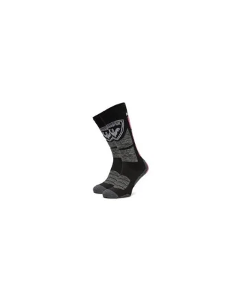 Sosete sport dama,  negru, material sintetic