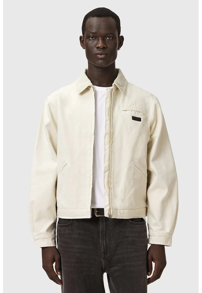 Jacheta relaxed fit Korey Borg, Crem