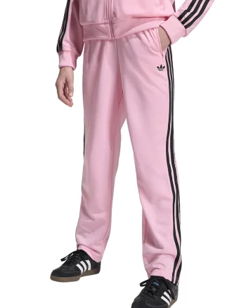 Pantaloni de trening cu benzi contrastante Firebird, Negru/Roz deschis