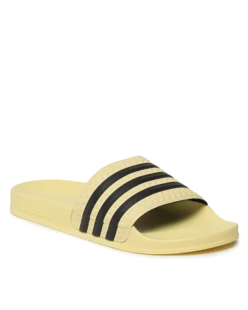 Slapi barbati,  Adilette, galben, material sintetic,