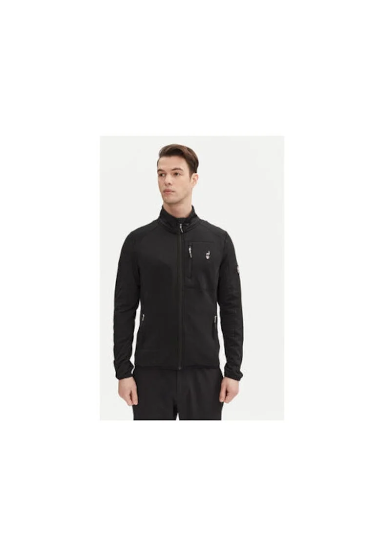 Jacheta sport barbati,  negru, poliester-elastan,