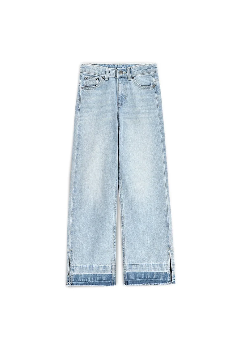 Pantaloni fete  WC5123104JCG, Bumbac, Albastru deschis, Albastru deschis