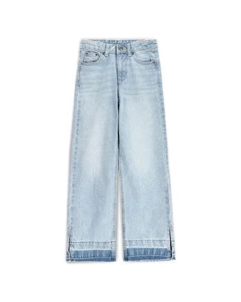 Pantaloni fete  WC5123104JCG, Bumbac, Albastru deschis, Albastru deschis