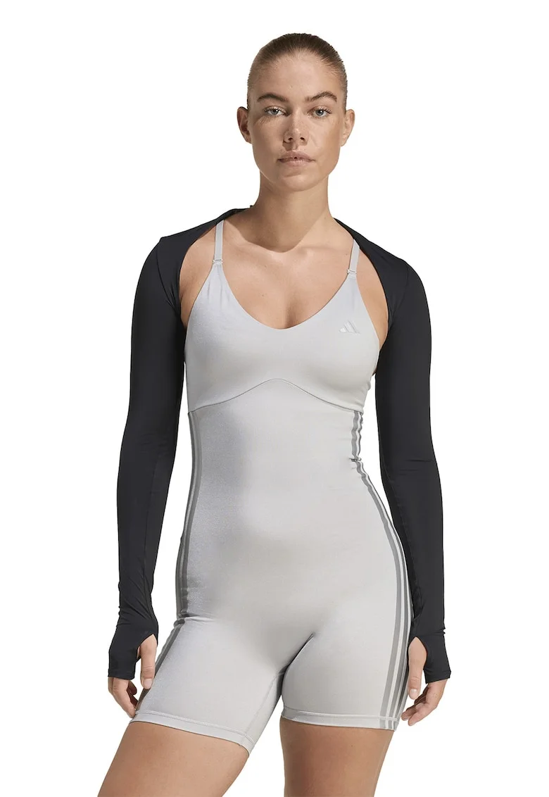 Bolero sport scurt pentru antrenament Power Essentials, Negru