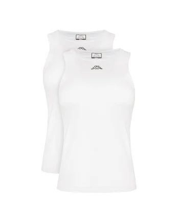 Maiouri sport dama, 2 buc,  KAPPA-38277KW 001, alb, material respirabil