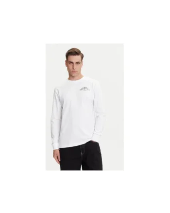 Bluza sport barbati,  bumbac, alb,