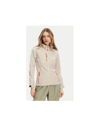 Jacheta sport dama,  AULP-ROSSA, poliester, bej, pentru drumetie