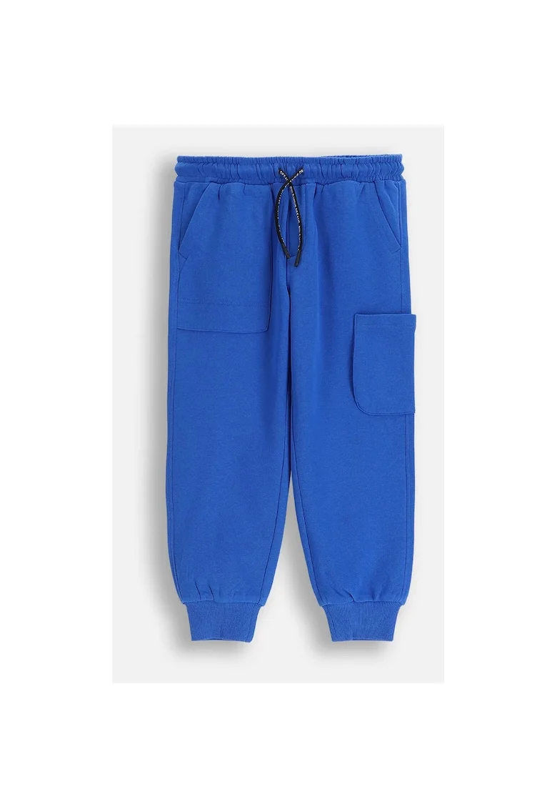 Pantaloni de trening casual din bumbac, Cobalt