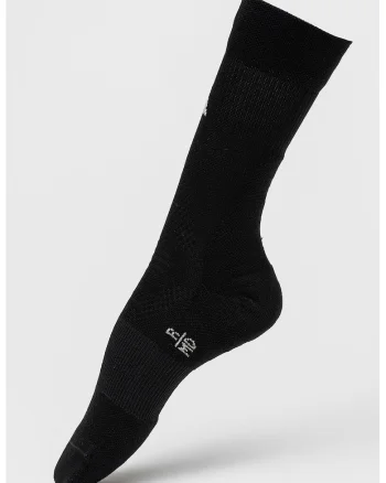 Sosete lungi unisex cu amortizare pentru fotbal, Negru