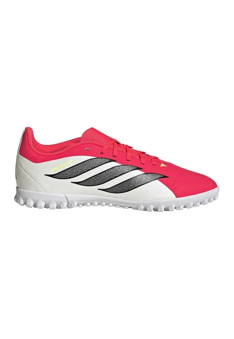 Pantofi pentru fotbal Predator Club, Gri deschis/Negru stins/Rosu vermillion