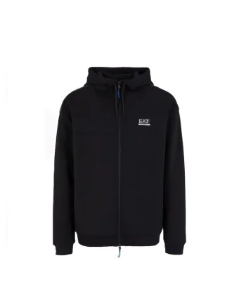 Bluza  pentru Barbati, m hoodie fz, 6DPM24-PJUWZ-1771, Negru, Negru