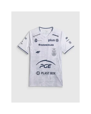 Tricou sportiv barbati  Projekt Warszawa, alb, Alb