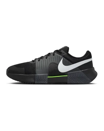 Pantofi Challenge 1.5 pentru tenis, Negru/Verde electric/Argintiu