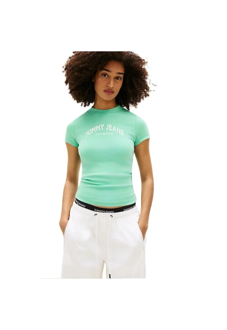 Tricou  TJW SLIM VARSITY SS TEE-DW0DW22302-L5C