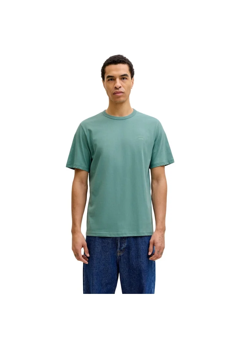 Tricou JACK &JONES College Logo Crew Neck 57481, Verde
