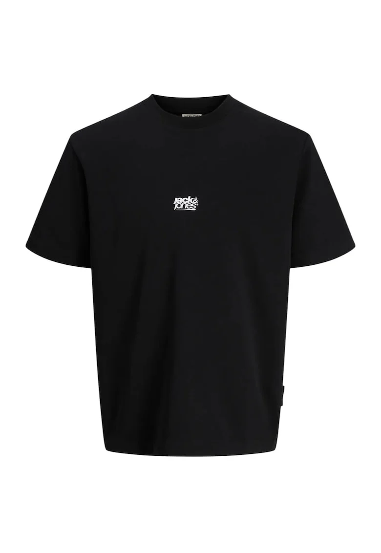 Tricou JACK &JONES Breeze Back Print 57573, Negru