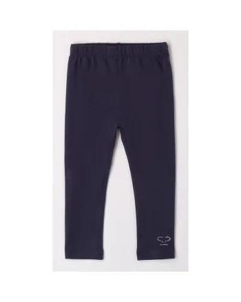 Pantaloni uni pentru fete, Bleumarin