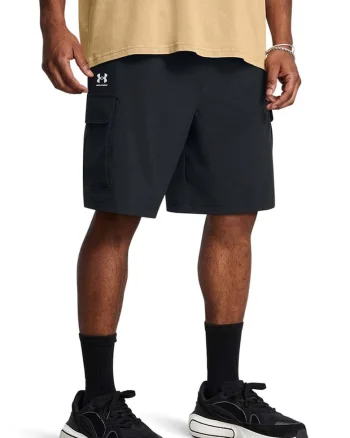 Pantaloni scurti cargo lejeri Vibe, Negru