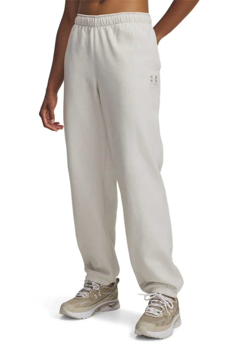 Pantaloni de trening cu snur de ajustare, Alb murdar