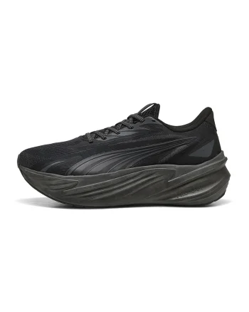Pantofi wedge Maxima Pro cu garnituri sintetice pentru alergare, Negru