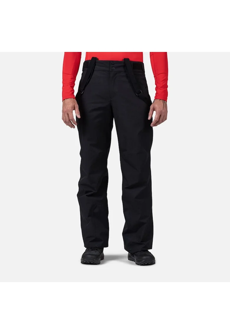 Pantaloni ski  INSULATED SKI, negru, pentru barbati, Rosu