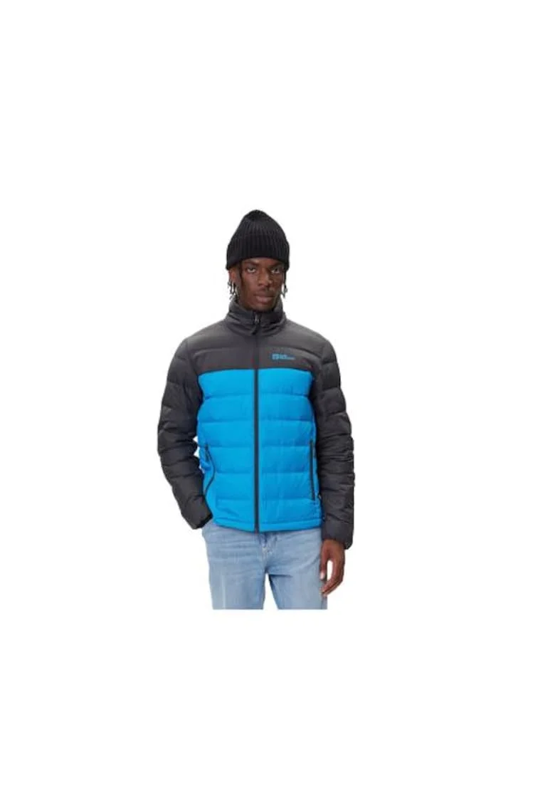 Geaca sport barbati 305201645,  Albastru/Negru, Sintetic,