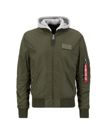 Jacheta barbati  2971, Nylon, Verde