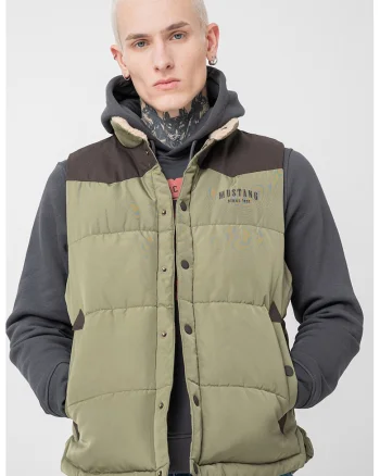 Jacheta cu capsa Dublin, Negru/Verde pal