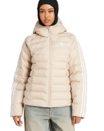 Geaca slim-fit cu vatelina Adicolor, Bej deschis
