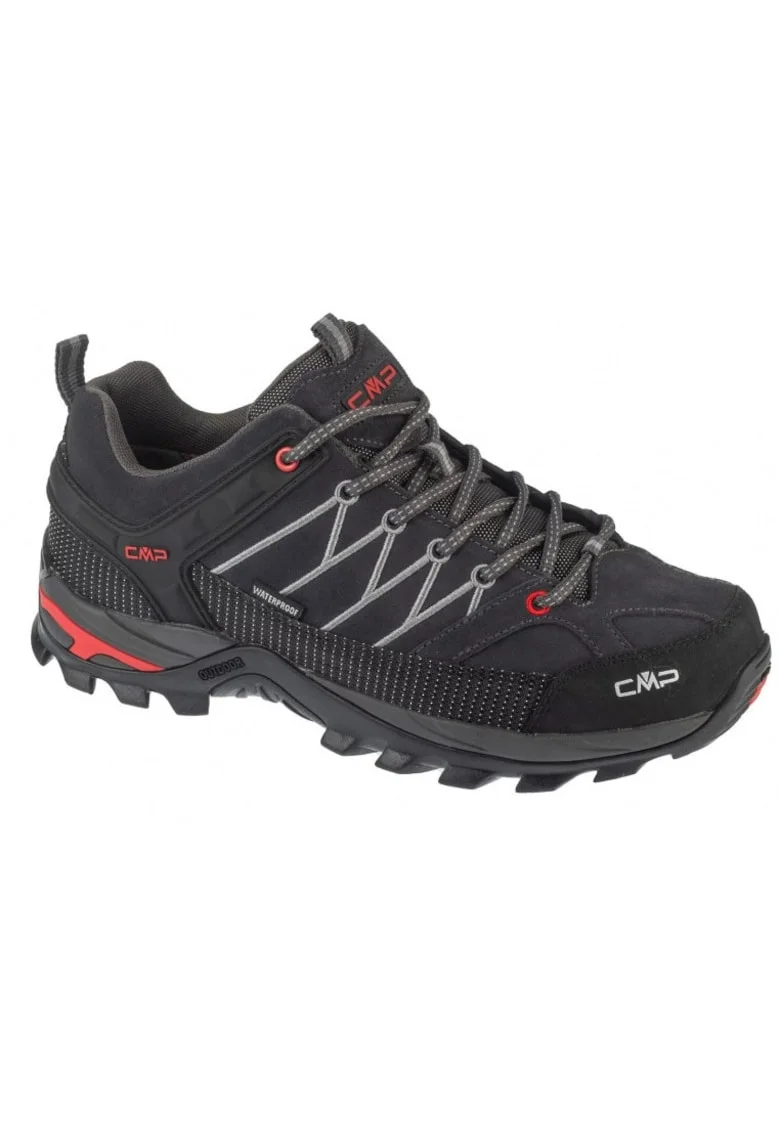 Pantofi sport barbati 3Q13247-60UU,  Piele intoarsa, Gri