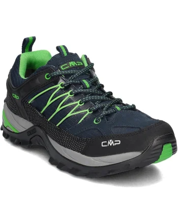 Pantofi sport barbati,  textil, negru/verde, Negru