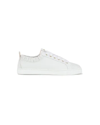 Pantofi sport dama,  Suzie, Piele naturala, Alb