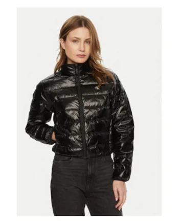 Geaca dama,  nylon reciclat, negru,