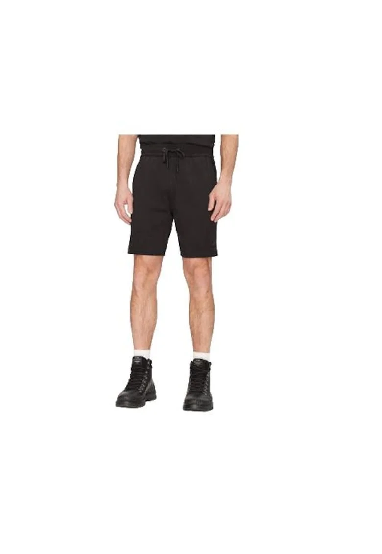 Pantaloni sport barbati,  sintetic, negru,