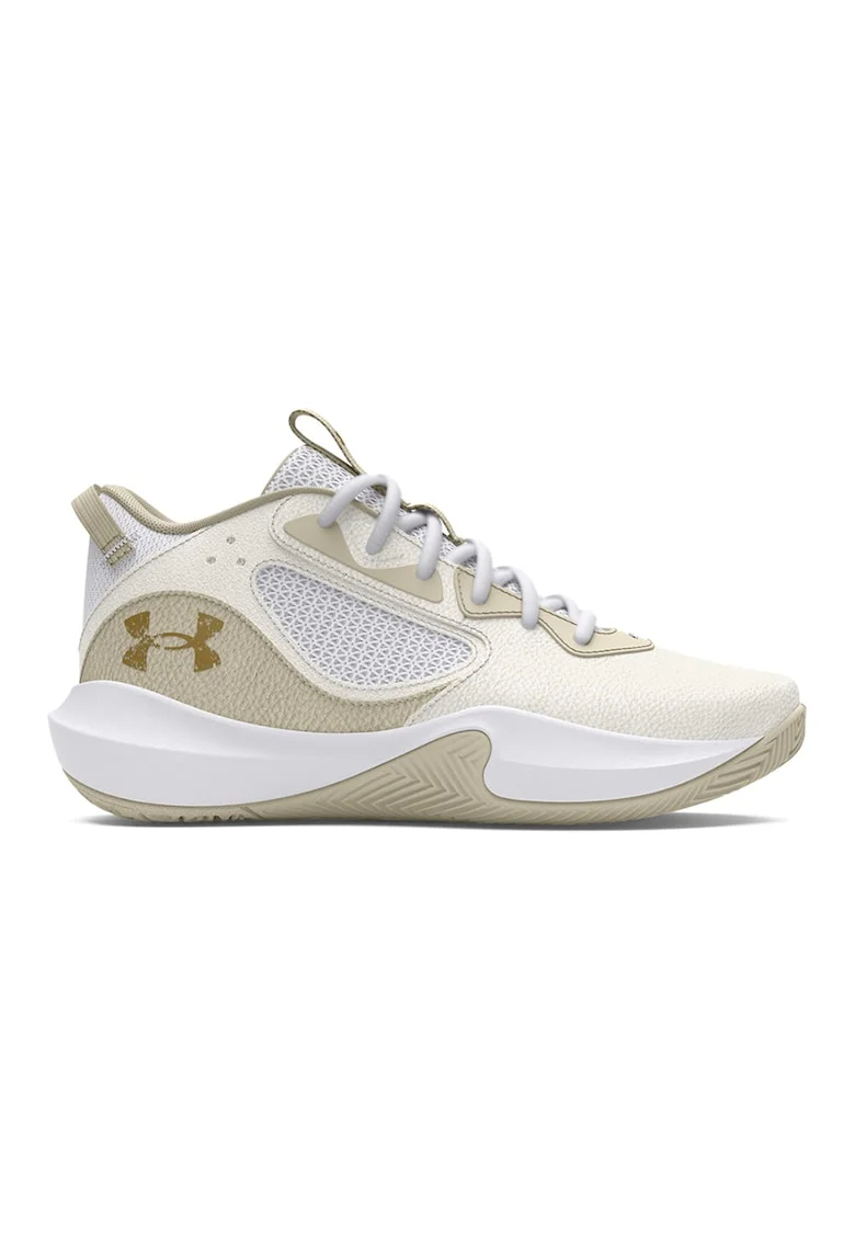 Pantofi unisex low-cut pentru baschet Lockdown 6, Bej/Crem