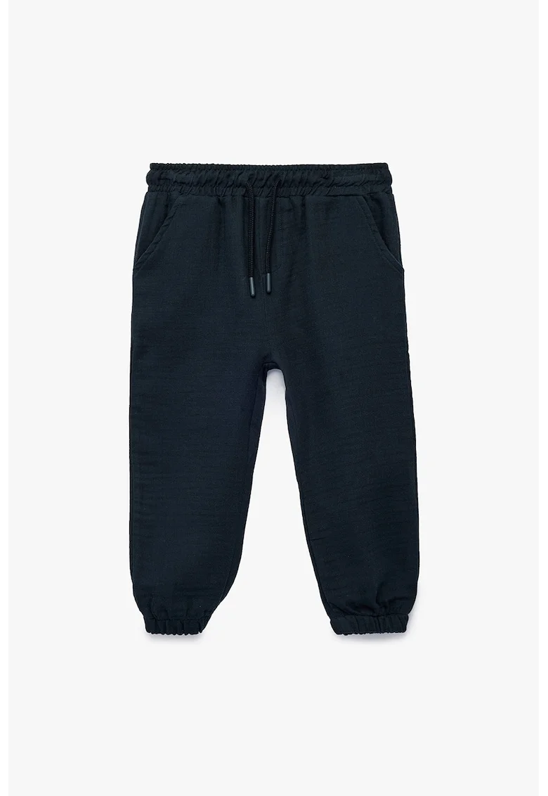 Pantaloni de trening cu snur si buzunare, Albastru ultramarin