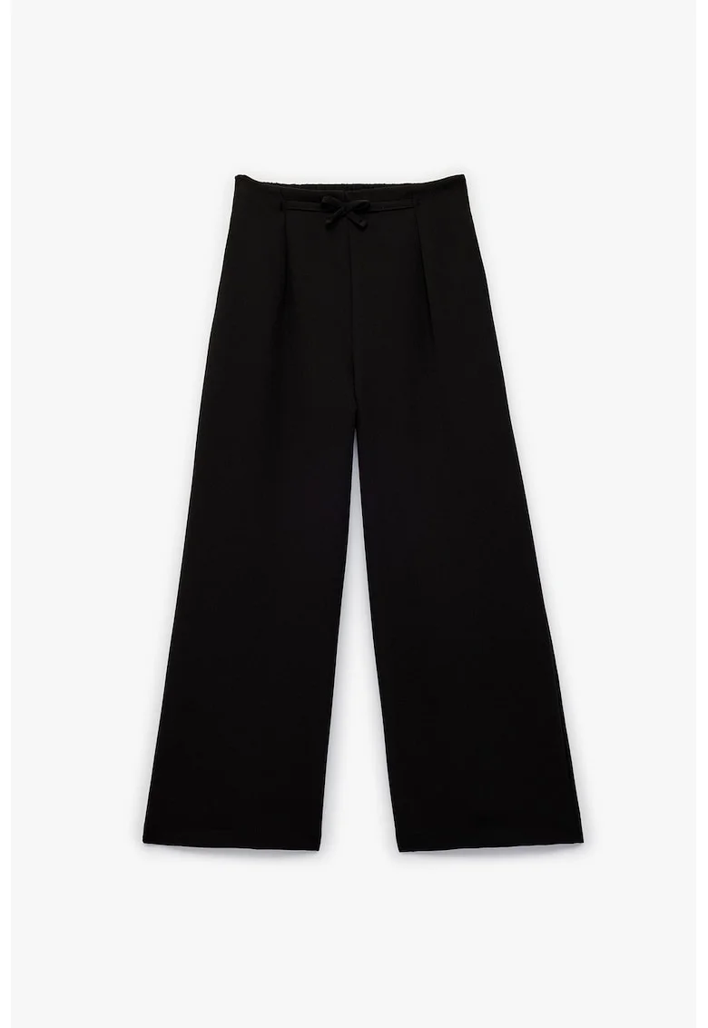 Pantaloni cu croiala ampla, Negru