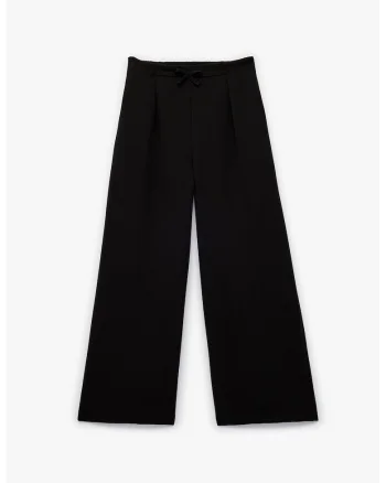 Pantaloni cu croiala ampla, Negru