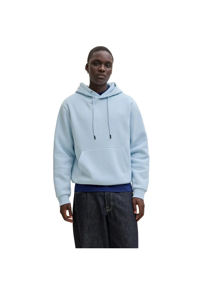 Hanorac JACK &JONES Bradley Hood PO 53399, Albastru deschis