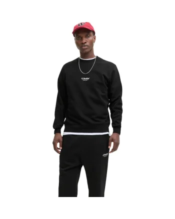 Bluza JACK &JONES Soho Crew 48728, Negru