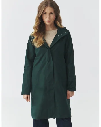 Jacheta lunga cu gluga, Verde inchis