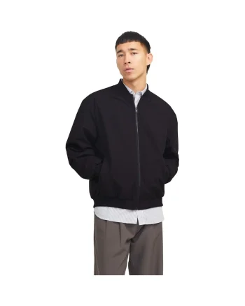 Jacheta JACK &JONES Charge Bomber 54286, Negru