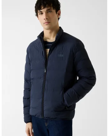 Geaca slim fit matlasata, Albastru ultramarin