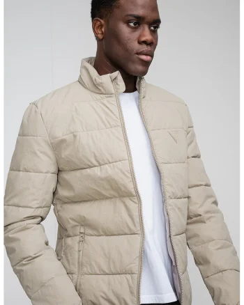 Jacheta regular-fit cu fermoar, Maro nisip/Maro camel/Grej