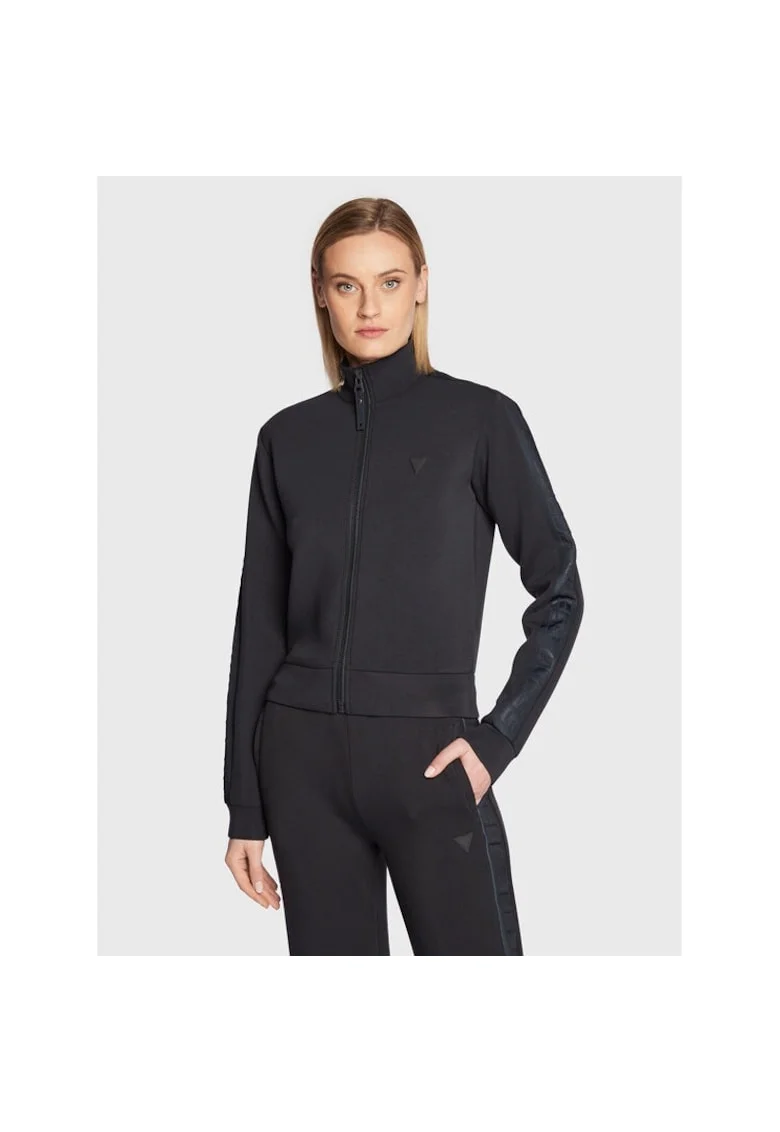 Bluza de trening dama,  93496, Negru, Viscoza