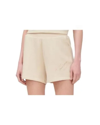 Pantaloni scurti sport dama  bumbac/modal, bej